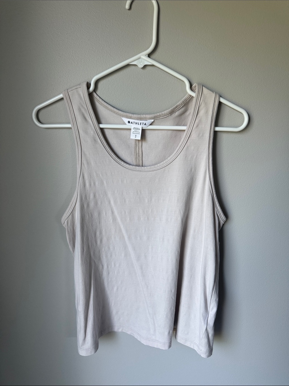 Athleta essential tank Khaki size Small